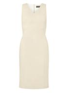 Dorothy Perkins Nude V Seam Bengaline Shift Dress