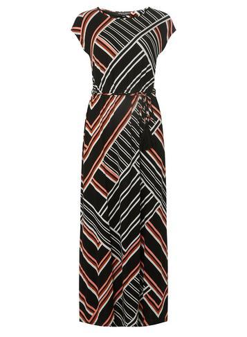 Dorothy Perkins Multicoloured Geometric Print Tassel Tie Maxi Dress