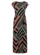 Dorothy Perkins Multicoloured Geometric Print Tassel Tie Maxi Dress