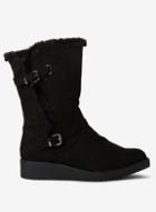 Dorothy Perkins Wide Fit Black 'tame' Biker Boots