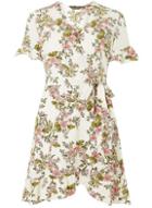 Dorothy Perkins Ivory Floral Print Fit And Flare Dress