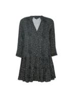 Dorothy Perkins Black Frill Hem Tunic
