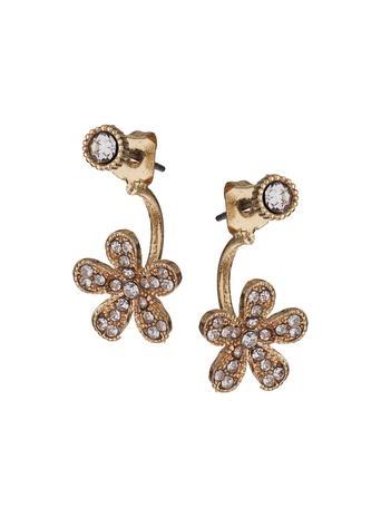 Dorothy Perkins Gold Flower Suspender Earrings