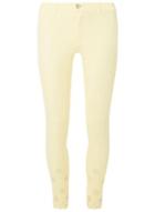 Dorothy Perkins Yellow Broderie 'frankie' Ankle Grazer Jeans