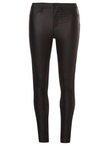 Dorothy Perkins *tall Black Coated 'frankie' Jeggings