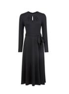 Dorothy Perkins Black Keyhole Midi Dress