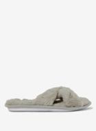 Dorothy Perkins Grey Fur Mules