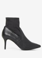 Dorothy Perkins Wide Fit Black 'motion' Ankle Boots