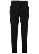 Dorothy Perkins Black Tapered Tie Trousers