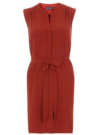 Dorothy Perkins Terracotta Red Shirt Dress