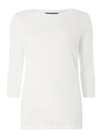 Dorothy Perkins Ivory Lace Shoulder Tee