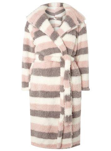 Dorothy Perkins Multi Color Striped Dressing Gown