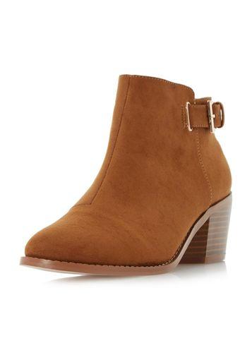 Dorothy Perkins *head Over Heels By Dune Tan 'priyanka' Ankle Boots