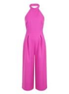 Dorothy Perkins *paper Dolls Pink Halterneck Culotte Jumpsuit
