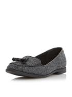 Dorothy Perkins *head Over Heels 'georgia' Grey Loafers