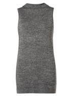 Dorothy Perkins Salt And Pepper Sleeveless Cowl Jumper