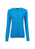 Dorothy Perkins Blue Turquoise Button Cardigan