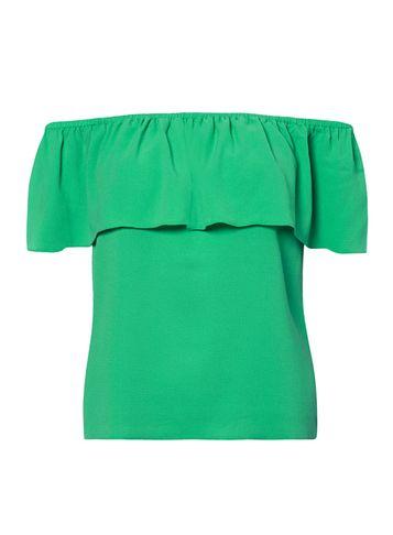 Dorothy Perkins Petite Green Ruched Bardot Top