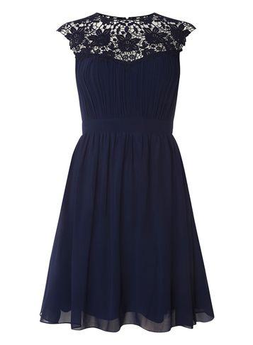 Dorothy Perkins *showcase Navy April Prom Dress