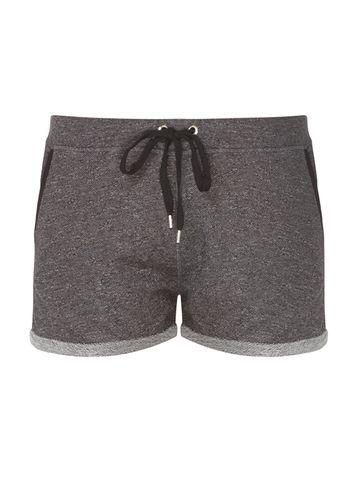 Dorothy Perkins Charcoal Contrast Waist Shorts