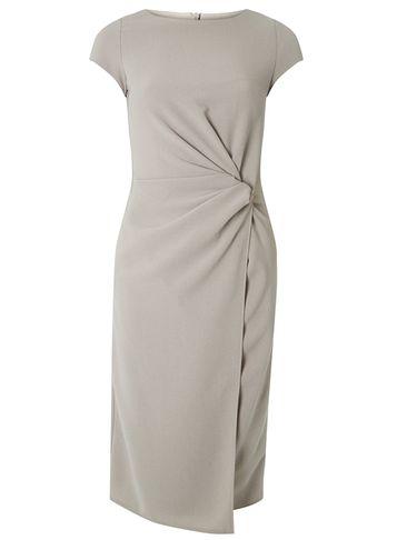 Dorothy Perkins *lily & Franc Grey Manipulated Midi Dress