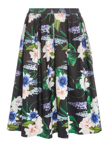 Dorothy Perkins Black Floral Co-ord Full Skirt