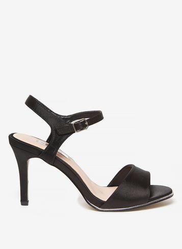 Dorothy Perkins *showcase Wide Black 'senorita' Sandals