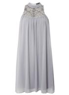 Dorothy Perkins *showcase Grey Lucy Trapeze Shift Dress