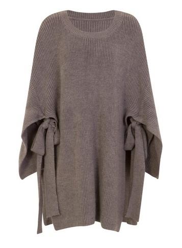 Girls On Film *girls On Film Grey Tie Side Jumper