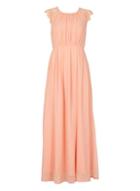 Dorothy Perkins *izabel London Light Pink Lace Maxi Dress