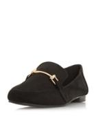Dorothy Perkins *head Over Heels By Dune Black Giesella Flat Shoes