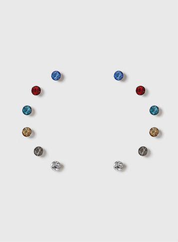 Dorothy Perkins Stone Stud Earring Pack