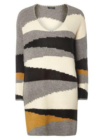 Dorothy Perkins *vila Aysemetric Stripe Jumper
