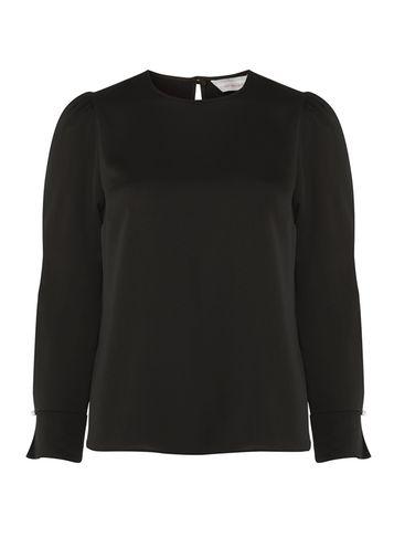 Dorothy Perkins Petite Black Pearl Cuff Top