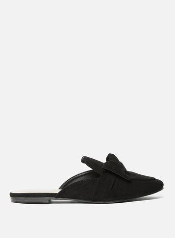 Dorothy Perkins Black 'lux' Mules