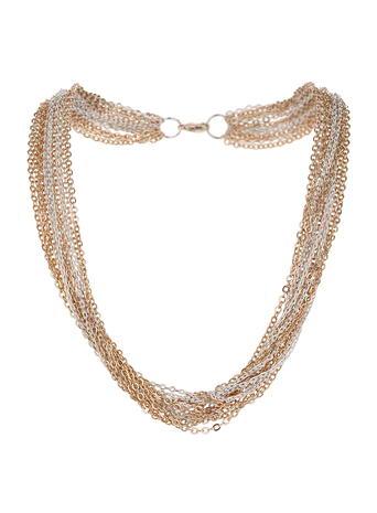 Dorothy Perkins Cream Multirow Necklace