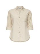Dorothy Perkins Petite Stone Lyocell Shirt