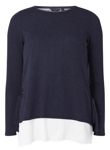 Dorothy Perkins Navy Tie Side