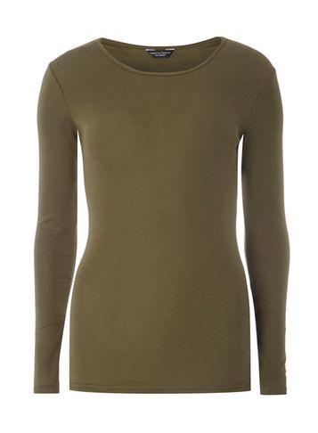 Dorothy Perkins Khaki Crew Neck T-shirt