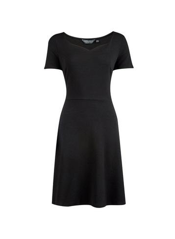 Dorothy Perkins *tall Black Sweetheart Neckline Dress