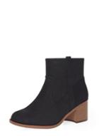 Dorothy Perkins Wide Fit Black 'whistle' Boots