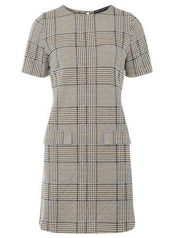 Dorothy Perkins Multi Coloured Camel Check Tunic