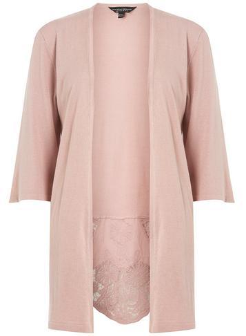 Dorothy Perkins Pink Broderie Back Cardigan