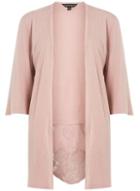 Dorothy Perkins Pink Broderie Back Cardigan