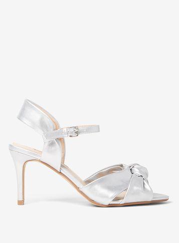 Dorothy Perkins Silver 'breeze' Heeled Sandals