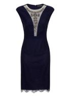 Dorothy Perkins Navy Lace Wiggle Maxi Dress