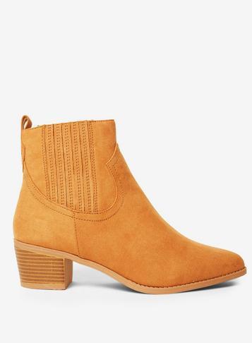 Dorothy Perkins Tan 'macqueen' Western Boots