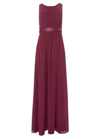 Dorothy Perkins *showcase Tall Burgundy 'natalie' Maxi Dress