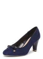 Dorothy Perkins Navy 'carole' Metal Court Shoes