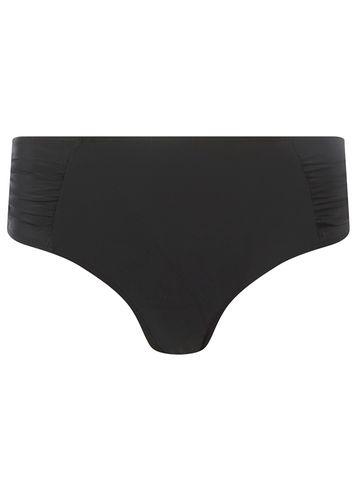 Dorothy Perkins *black Plain High Waist Bikini Bottoms